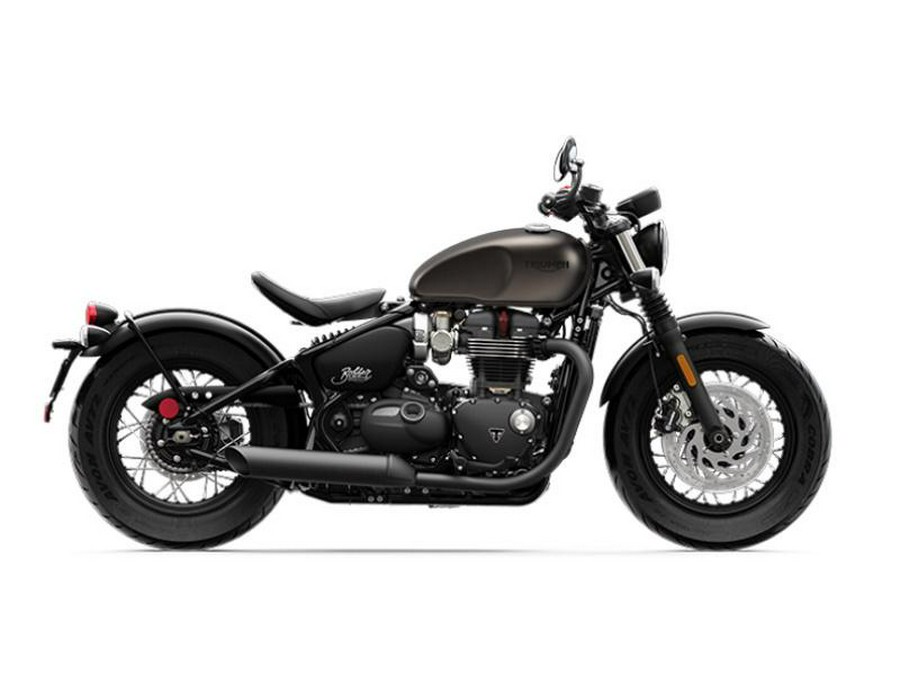 2020 Triumph Bonneville Bobber Black Matte Ironstone