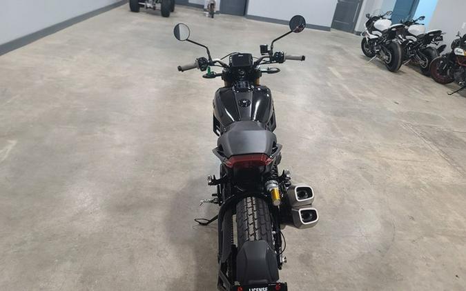 2019 Indian FTR 1200 S Titanium Metallic Over Thunder Black Pearl
