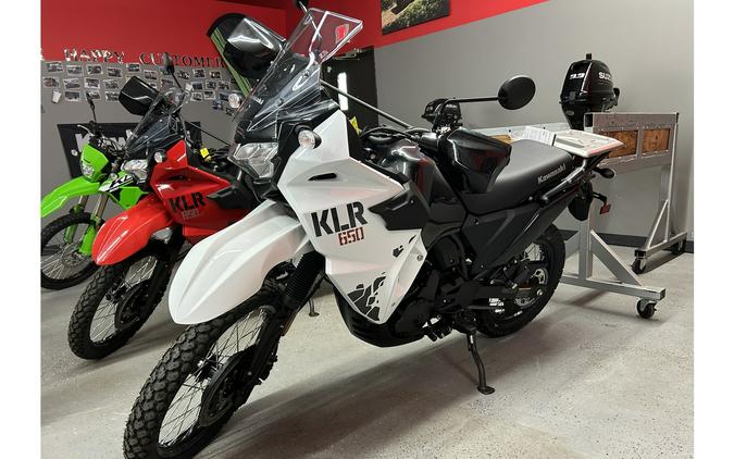 2024 Kawasaki KLR® 650 ABS WHITE