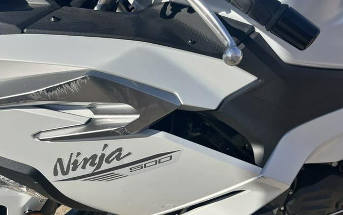 2025 Kawasaki Ninja 500 ABS Passion Red/Metallic Flat Spark Bla