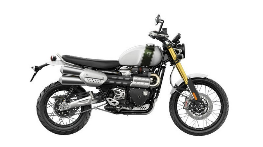 2020 Triumph Scrambler 1200 XE Fusion White/Brooklands Green