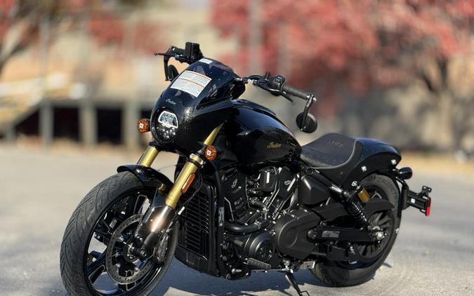 2026 Indian Motorcycle® 101 Scout® Black Crystal with Super Graphite