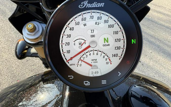 2026 Indian Motorcycle® 101 Scout® Black Crystal with Super Graphite