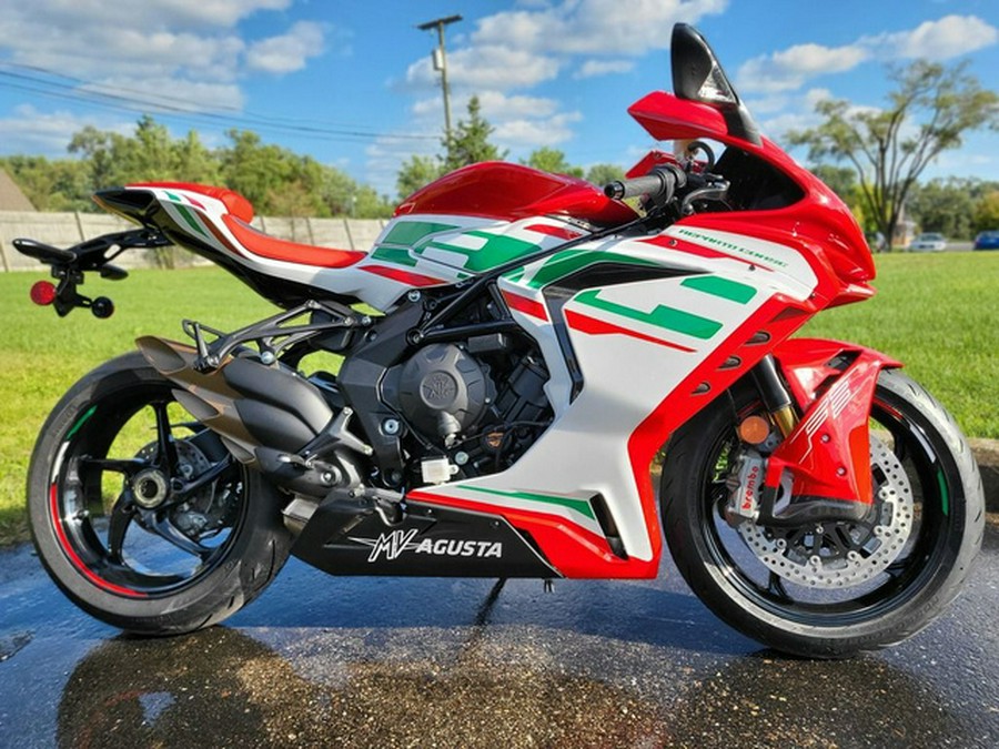 2022 MV Agusta F3 800 RC Pearl White/Ago Red/Emerald Green