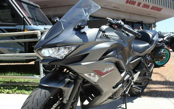 2022 Kawasaki Ninja 650 Metallic Matte Graphenesteel Gray