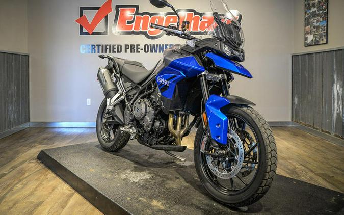 2021 Triumph Tiger 850 Sport Graphite Caspian Blue