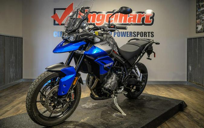 2021 Triumph Tiger 850 Sport Graphite Caspian Blue