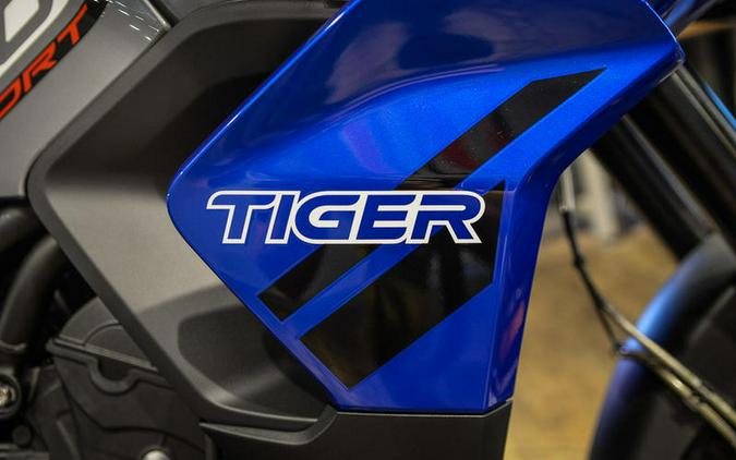 2021 Triumph Tiger 850 Sport Graphite Caspian Blue