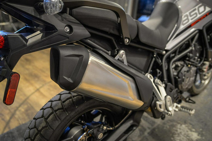 2021 Triumph Tiger 850 Sport Graphite Caspian Blue