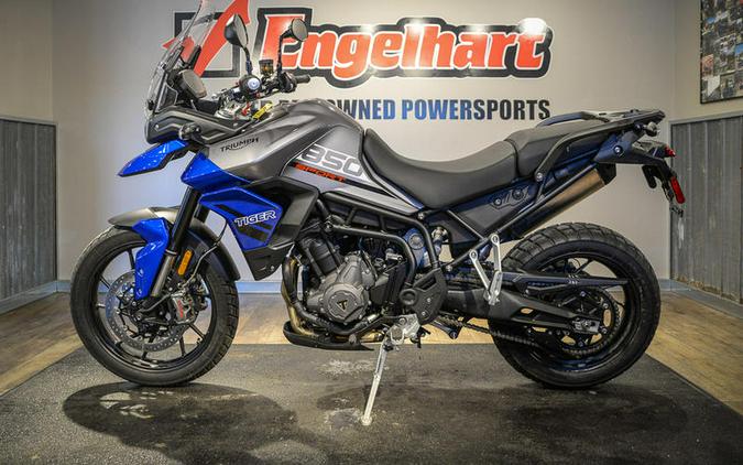 2021 Triumph Tiger 850 Sport Graphite Caspian Blue