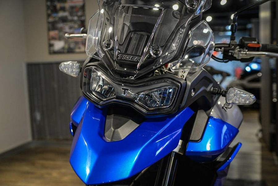 2021 Triumph Tiger 850 Sport Graphite Caspian Blue