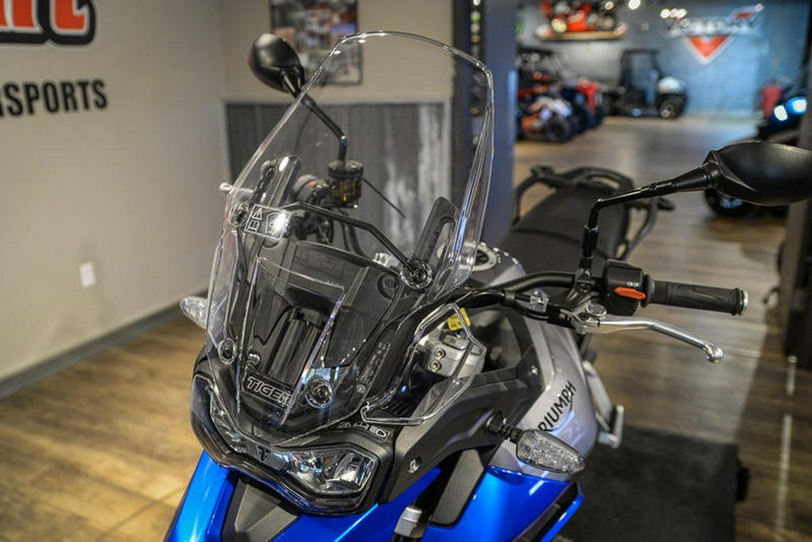 2021 Triumph Tiger 850 Sport Graphite Caspian Blue