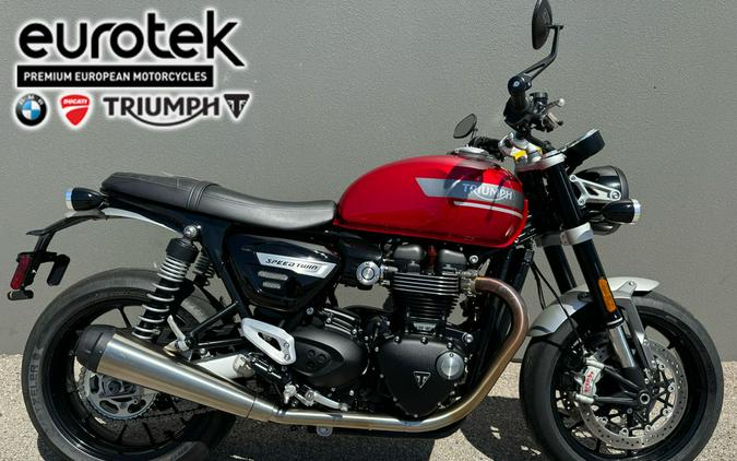 2023 Triumph Speed Twin 1200 Red Hopper