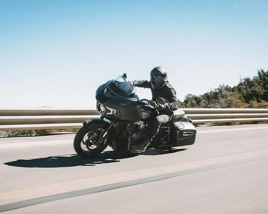 2025 Indian Motorcycle Challenger 112 Dark Horse® with PowerBand Audio Package - Moss Green Smoke