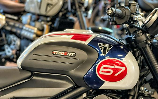 2025 Triumph Trident 660 Triple Tribute Edition