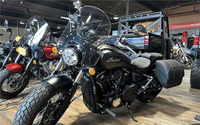 2025 Indian Motorcycle SUPER SCOUT, BLK SMK W/GRFX, TECH, 49ST Limited + Tech