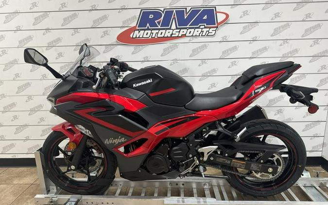 2024 Kawasaki Ninja® 500 ABS Passion Red/Metallic Flat Spark Black