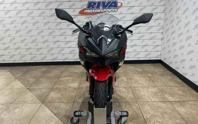 2024 Kawasaki Ninja® 500 ABS Passion Red/Metallic Flat Spark Black