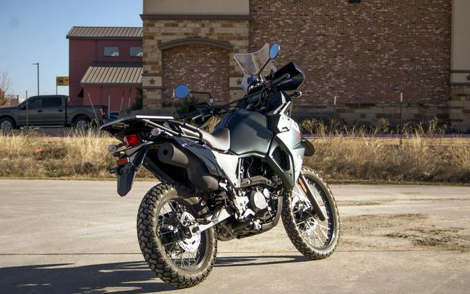 2025 Kawasaki KLR®650 Metallic Matte Old School Green ABS
