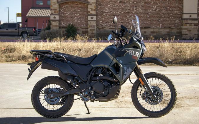 2025 Kawasaki KLR®650 Metallic Matte Old School Green ABS
