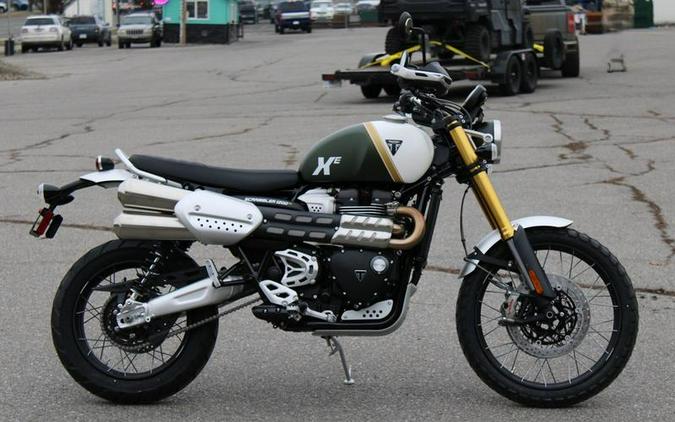2026 Triumph Scrambler 1200 XE Matte khaki green