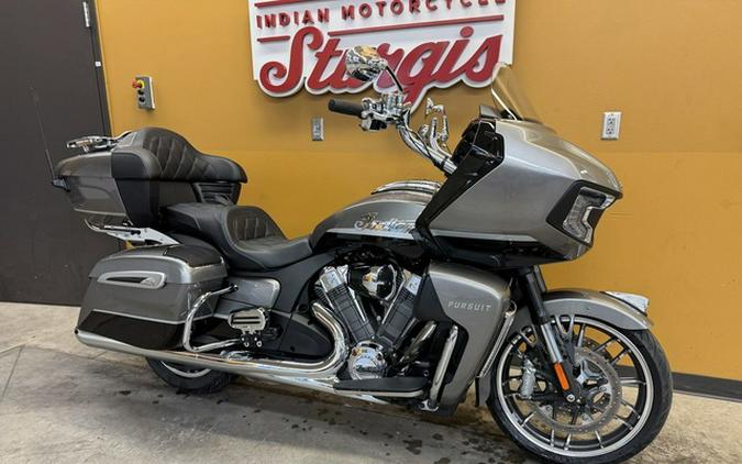2025 Indian Pursuit Limited 112 W/Powerband Audio Heavy Metal With Black Metallic