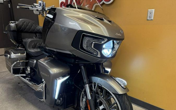 2025 Indian Pursuit Limited 112 W/Powerband Audio Heavy Metal With Black Metallic