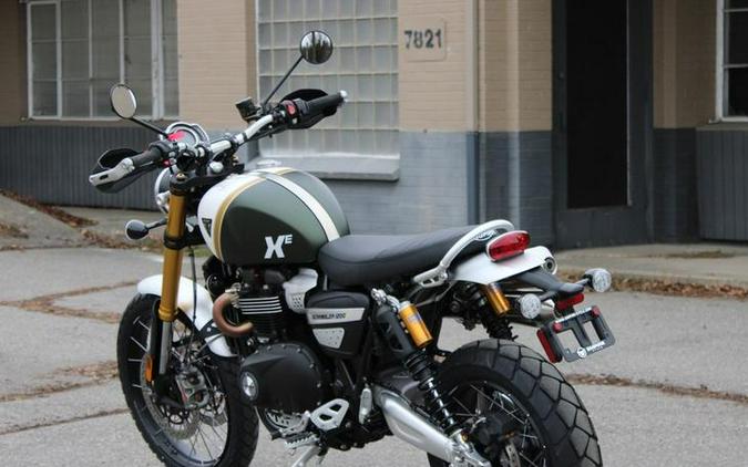 2026 Triumph Scrambler 1200 XE Matte khaki green