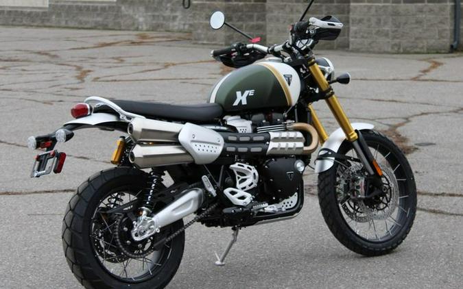 2026 Triumph Scrambler 1200 XE Matte khaki green