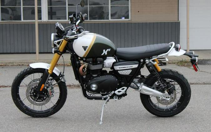 2026 Triumph Scrambler 1200 XE Matte khaki green