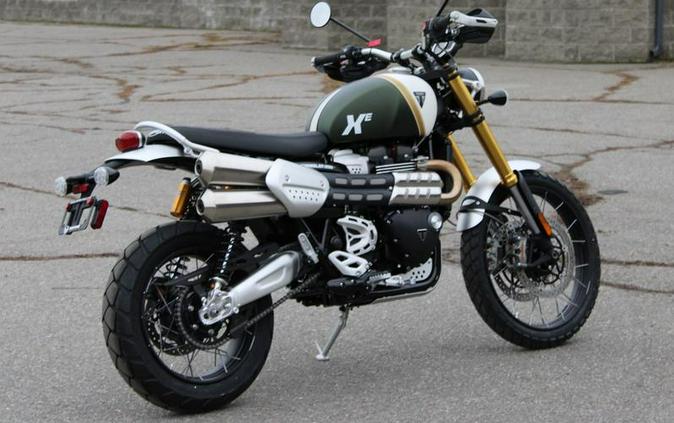 2026 Triumph Scrambler 1200 XE Matte khaki green