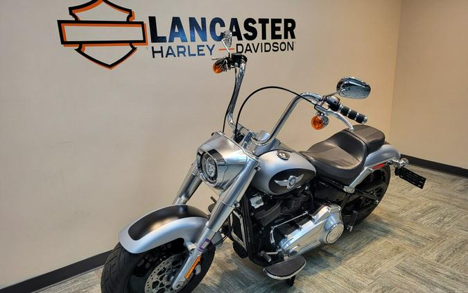 2020 Harley-Davidson Fat Boy 114 Brilliant Silver Denim & Black Denim FLFBS