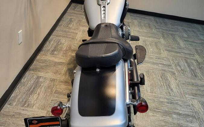 2020 Harley-Davidson Fat Boy 114 Brilliant Silver Denim & Black Denim FLFBS