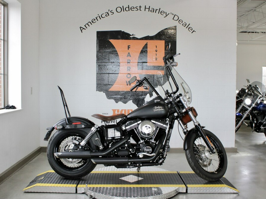 Used 2015 Harley-Davidson Dyna Street Bob FXDB Motorcycle For Sale In Sunbury, OH