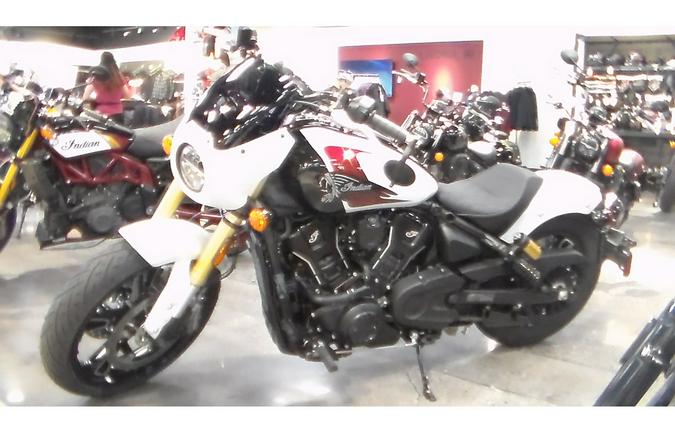 2025 Indian Motorcycle 101 SCOUT, WHITE MTLC W/GRFX, TEC 49ST Base