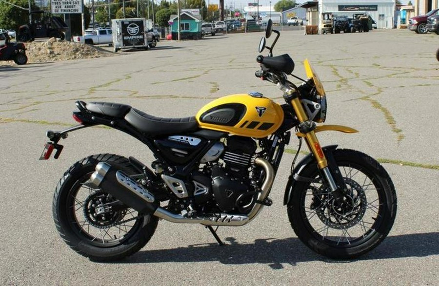 2026 Triumph Scrambler 400 XC Racing Yellow