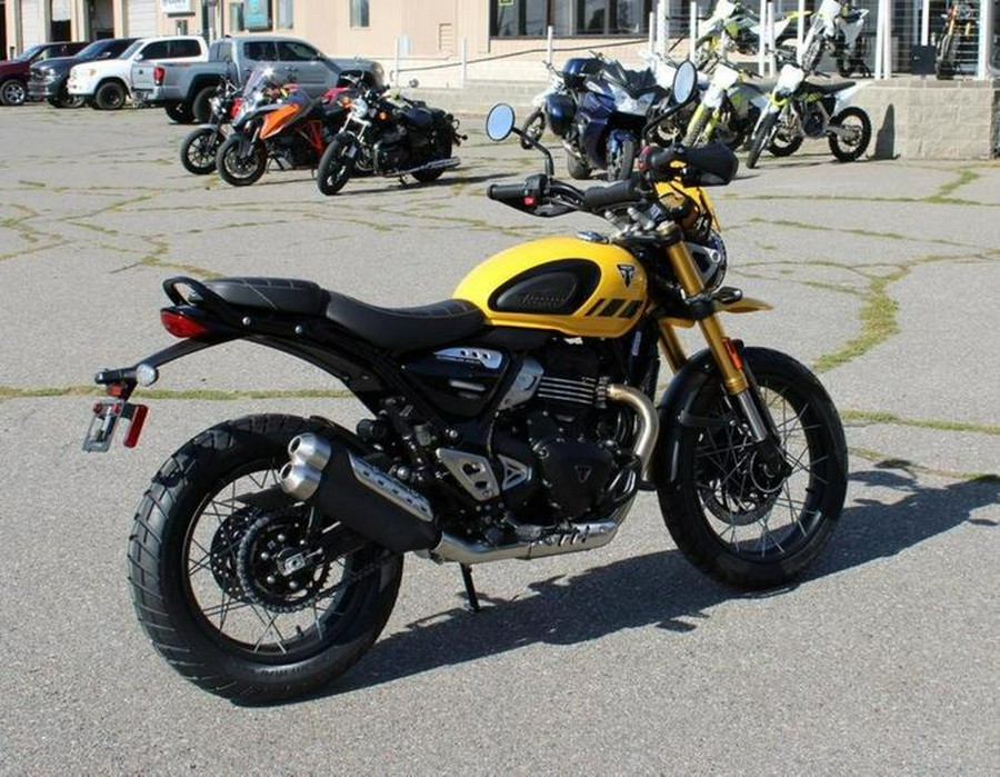 2026 Triumph Scrambler 400 XC Racing Yellow
