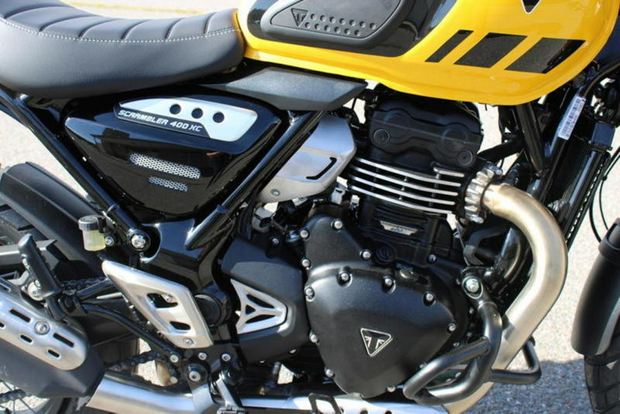 2026 Triumph Scrambler 400 XC Racing Yellow