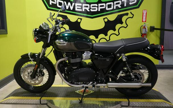 2024 Triumph Bonneville T100 Competition Green/Ironstone