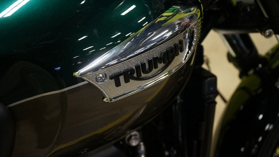 2024 Triumph Bonneville T100 Competition Green/Ironstone