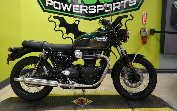 2024 Triumph Bonneville T100 Competition Green/Ironstone