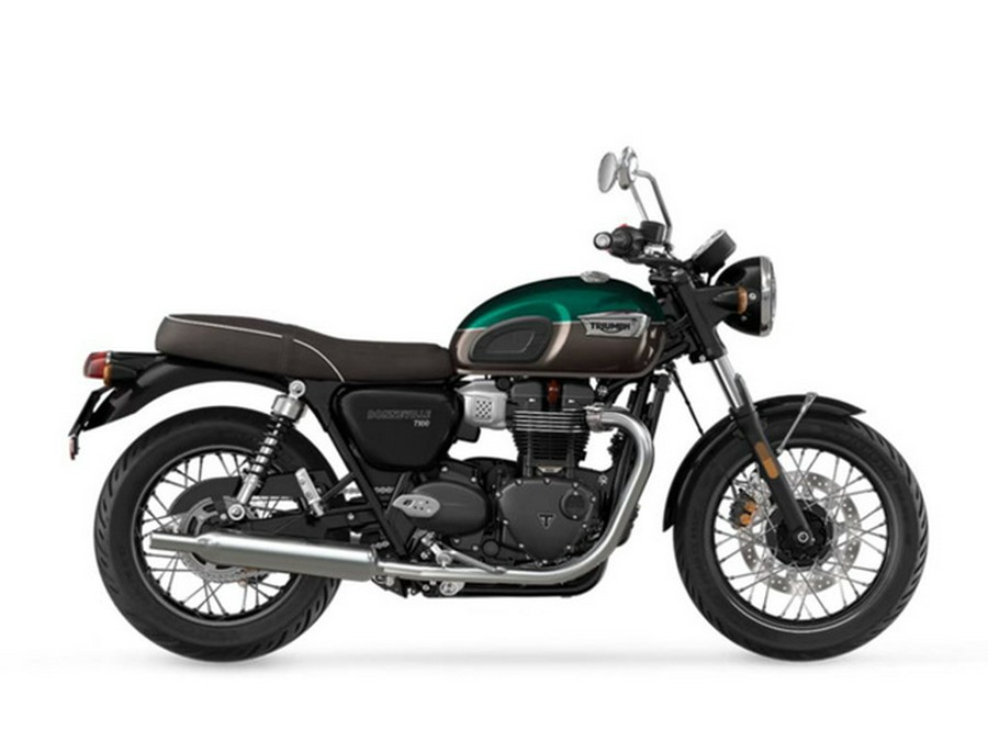 2024 Triumph Bonneville T100 Competition GreenIronstone