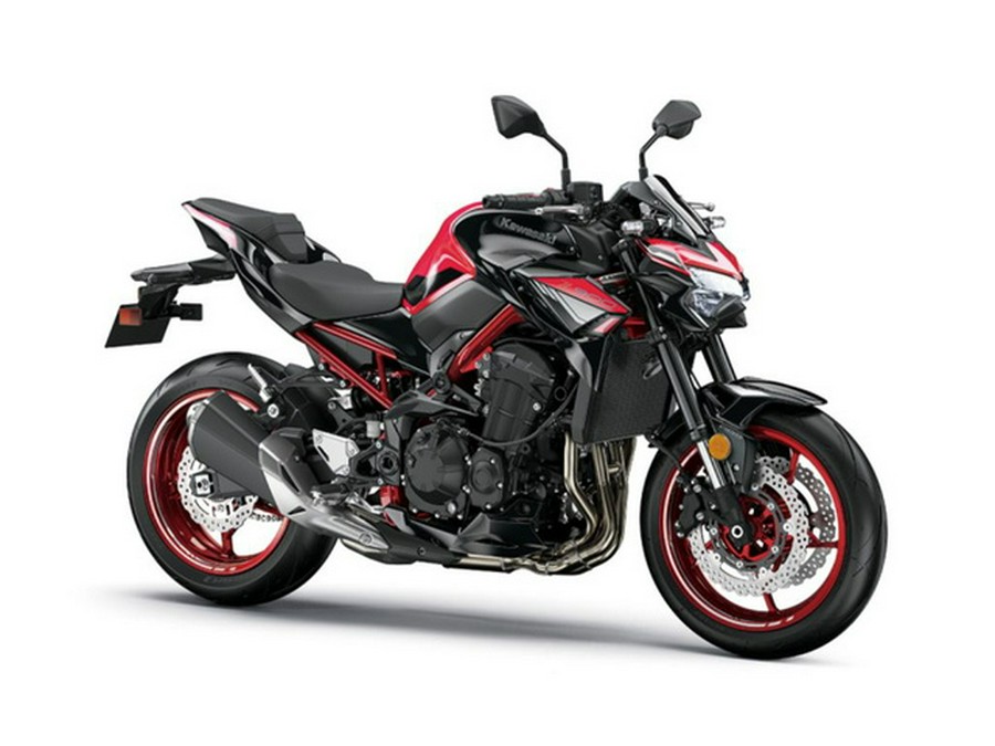 2024 Kawasaki Z900 ABS Candy Persimmon RedEbony