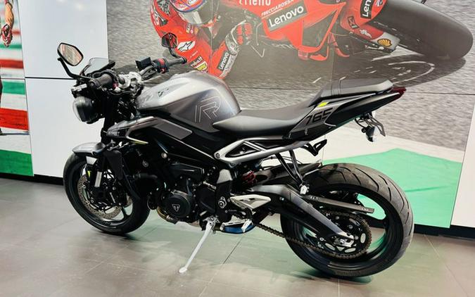2024 Triumph Street Triple 765 R Silver Ice