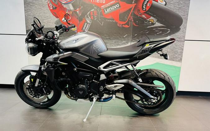 2024 Triumph Street Triple 765 R Silver Ice