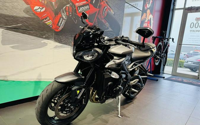 2024 Triumph Street Triple 765 R Silver Ice