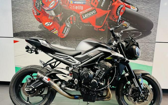 2024 Triumph Street Triple 765 R Silver Ice