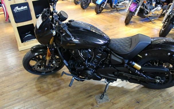 2026 Indian Motorcycle® 101 Scout® Black Crystal with Super Graphite
