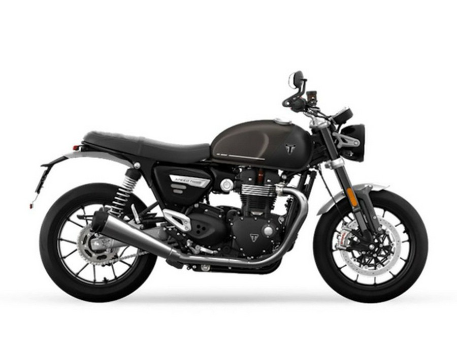 2024 Triumph Speed Twin 1200 Matte IronstoneMatte Storm Grey