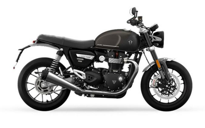 2024 Triumph Speed Twin 1200 Matte IronstoneMatte Storm Grey